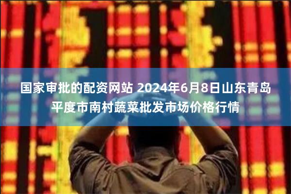 国家审批的配资网站 2024年6月8日山东青岛平度市南村蔬菜批发市场价格行情