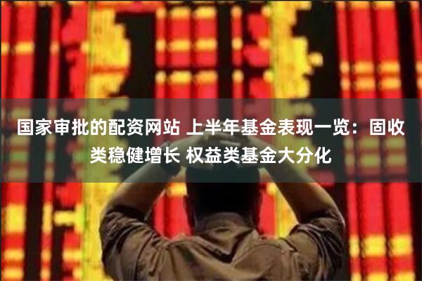 国家审批的配资网站 上半年基金表现一览：固收类稳健增长 权益类基金大分化