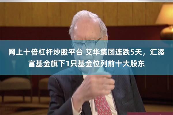 网上十倍杠杆炒股平台 艾华集团连跌5天，汇添富基金旗下1只基金位列前十大股东