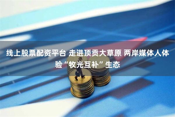 线上股票配资平台 走进顶贡大草原 两岸媒体人体验“牧光互补”生态